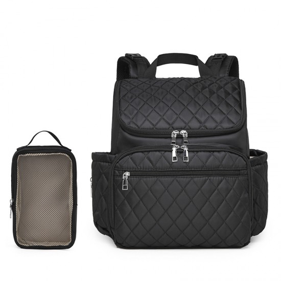 New cross-border fashion backpack Large-capacity, convenient, portable, and fashionable women's mommy bags, wholesale, and maternity/baby bags.