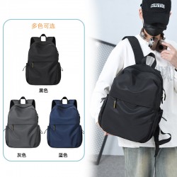 Men's casual backpacks, versatile, multi-compartment laptop backpacks for middle and high school students. Simple Oxford cloth backpack