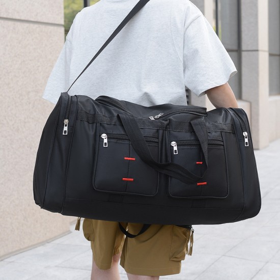 Long- and short-distance business trip storage bags, large-capacity, multifunctional carry-on luggage with multiple pockets and compartments.