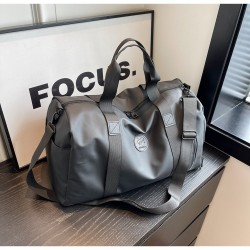 Men's and Women's Travel Bag, Large Capacity with Shoe Compartment, Business Travel Luggage Bag with Trolley