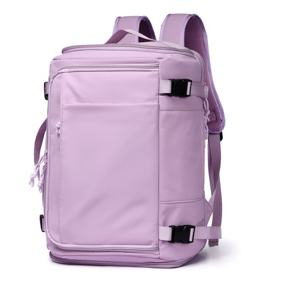New cross-border men's and women's travel backpacks with shoe compartments and expandable shoe compartments, including gym bags.