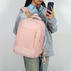 Cross-border backpacks, new, stylish, multifunctional business travel backpacks, premium, casual business laptop bags with USB ports.