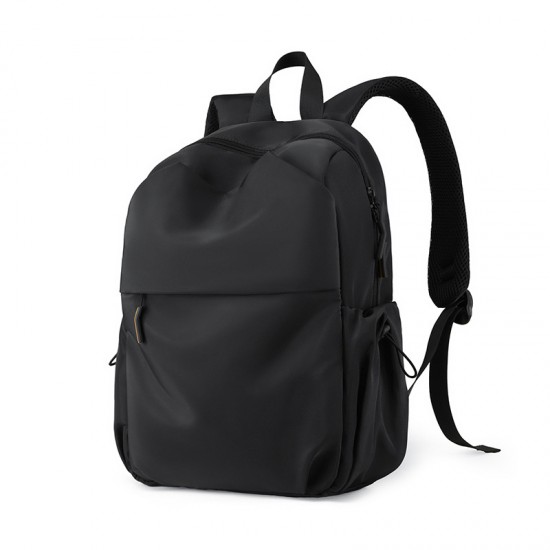 Men's casual backpacks, versatile, multi-compartment laptop backpacks for middle and high school students. Simple Oxford cloth backpack