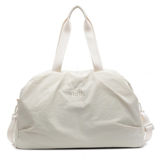 Women's sports and fitness bag with wet and dry separation, casual fitness yoga bag, simple and fresh travel bag for short trips