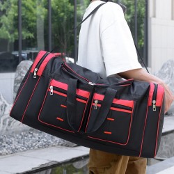Long- and short-distance business trip storage bags, large-capacity, multifunctional carry-on luggage with multiple pockets and compartments.