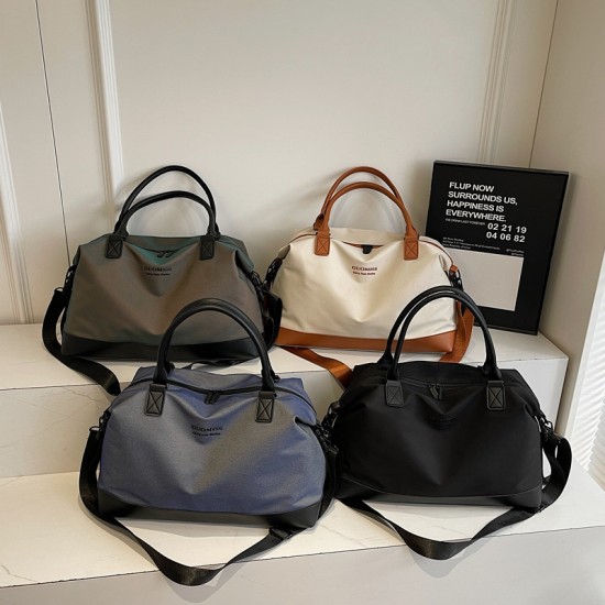 2025 new large-capacity cross-border yoga and fitness bag, simple and stylish travel bag for women, shoulder and crossbody carry-on bag