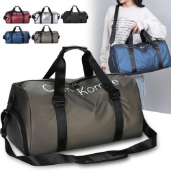 Cross-border travel bag, wet/dry separation gym bag, separate shoe compartment, lettered yoga bag, trolley bag