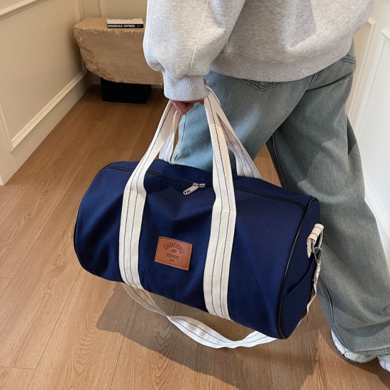 2025 New Men's and Women's College Student Clothing Storage Luggage Bag, Large Capacity, Casual Outdoor Travel Bag