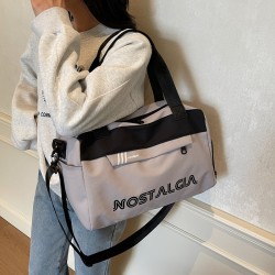 2025 new cross-border large-capacity, lightweight, trendy travel luggage with trolley attachment