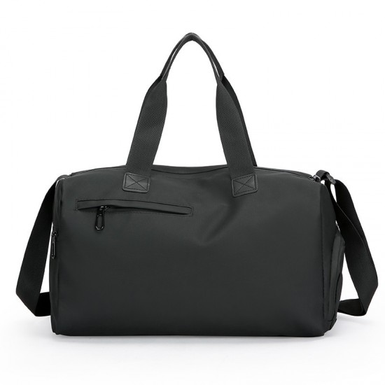 Cross-border wet/dry travel bag, solid color, stylish and versatile yoga and fitness bag, short-distance water-resistant duffel bag