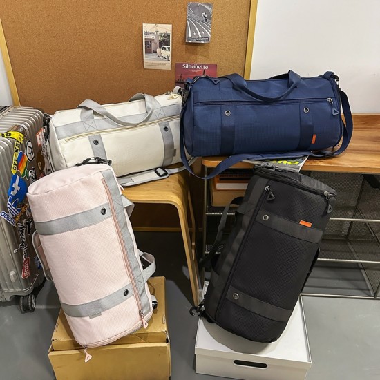 New short-distance travel luggage, large-capacity wet/dry separation, shoe compartment, yoga and fitness bag