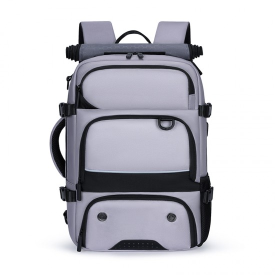 Cross-border new men's and women's casual backpacks, stylish outdoor sports bags, large-capacity travel laptop bags.