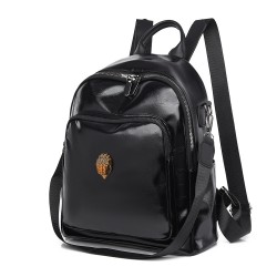 New cross-border trade soft leather backpacks, 2025 new Korean-style versatile and fashionable large-capacity business commuter backpacks