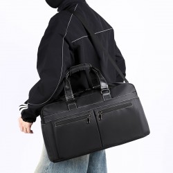 Extra-large capacity men's business carry-on luggage, travel luggage storage bag with trolley attachment