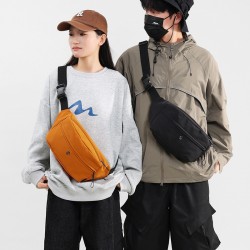 New men's and women's crossbody bags, multifunctional shoulder bags, Japanese-style student chest bags, casual crossbody bags