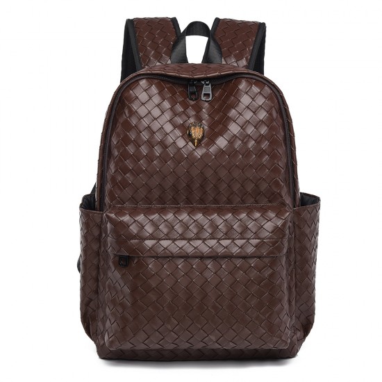 New woven backpack, trendy lightweight travel bag for men and women, daily commuting, and college students