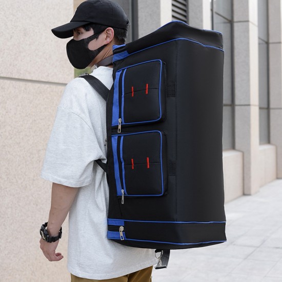 Long- and short-distance business trip storage bags, large-capacity, multifunctional carry-on luggage with multiple pockets and compartments.
