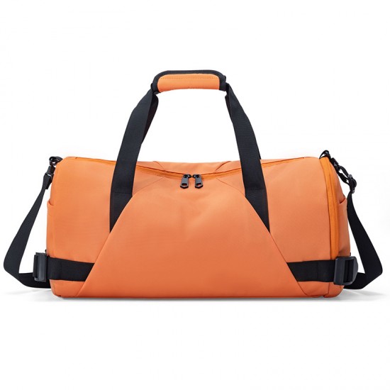 Men's sports and fitness bag with wet and dry separation, outdoor sports bag with basketball compartment, stress relief portable travel bag