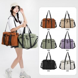 Korean-style fashionable lightweight travel bag, large-capacity outdoor sports and fitness bag, trendy casual carry-on bag