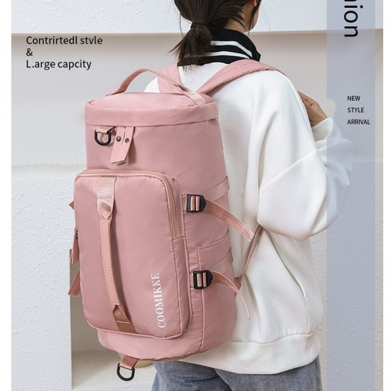 New Cross-Border Large Capacity Travel Bag, Independent Shoe Compartment, Wet/Dry Separation Luggage Bag, Waterproof Sports Backpack, Gym Bag