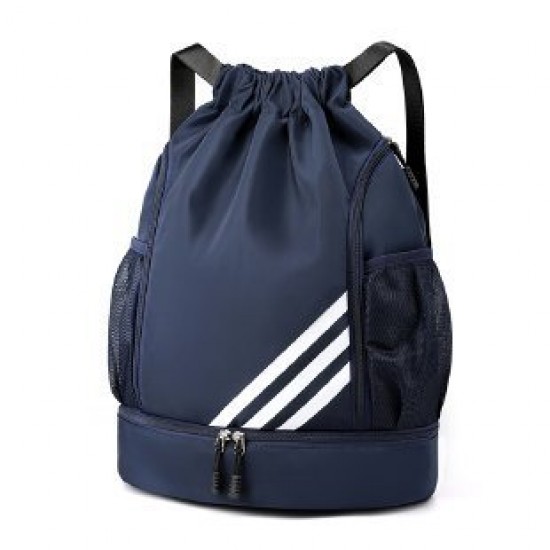 Cross-border wholesale backpack with drawstring pocket, lightweight basketball, soccer, foldable travel, and outdoor leisure backpack