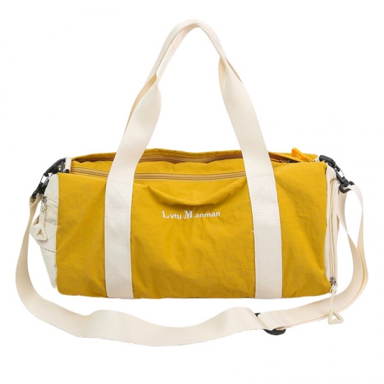 Lightweight and casual travel bag, Korean-style fashionable yoga and fitness bag, large-capacity couple's crossbody sports bag