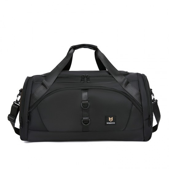 Lightweight travel bag with wet/dry separation and sports and fitness bag, large capacity, shoe compartment, casual travel bag with trolley