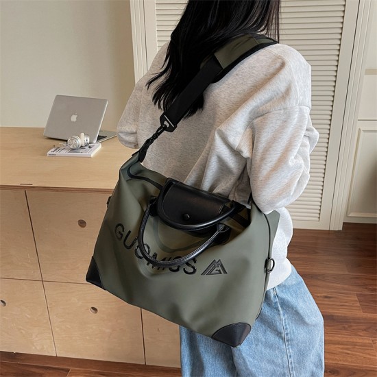 Short-distance business trip travel bag, trendy and stylish wet/dry travel bag, trolley-style portable storage bag