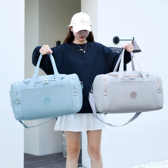 Wet/dry separation fitness bag for men and women, new portable outdoor travel bag, large-capacity student dormitory storage bag