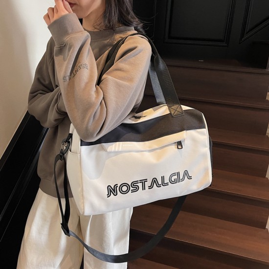 2025 new cross-border large-capacity, lightweight, trendy travel luggage with trolley attachment