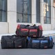 Long-distance travel, business trip, large-capacity, casual, simple, multifunctional travel bag, suitable for household out-of-season clothing storage.