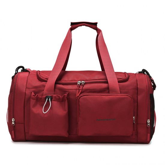 Men's and Women's Back-to-School and Holiday Storage Luggage Bag, Wet/Dry Separate Gym Bag with Trolley and Shoe Compartment