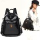 New cross-border trade soft leather backpacks, 2025 new Korean-style versatile and fashionable large-capacity business commuter backpacks