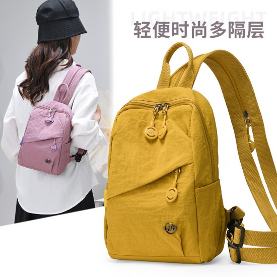 New cross-border trendy crossbody bag 2025 trendy chest bag, sports-inspired small shoulder bag, Japanese-style female student shoulder bag