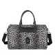 Personalized travel bags with niche designs, large capacity, European and American leopard print trolley bags.