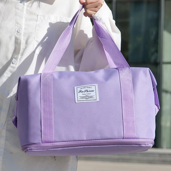 Wholesale travel bag, 2024 new style, personalized large-capacity wet/dry separation gym bag, moving storage bag