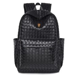 New woven backpack, trendy lightweight travel bag for men and women, daily commuting, and college students