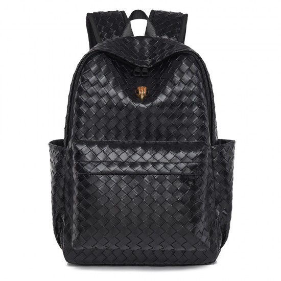 New woven backpack, trendy lightweight travel bag for men and women, daily commuting, and college students