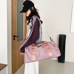 Large-capacity travel bag with shoe compartment, lightweight travel bag for women for short trips, fitness, and maternity preparation Trolley bag with luggage for carry-on luggage