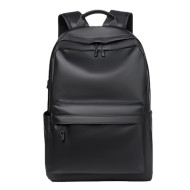 Cross-border men's backpacks, casual, waterproof, simple business backpacks, large-capacity travel laptop bags.