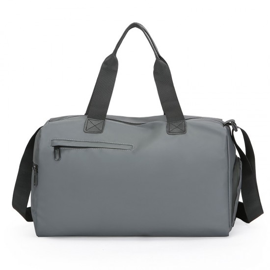 Cross-border wet/dry travel bag, solid color, stylish and versatile yoga and fitness bag, short-distance water-resistant duffel bag