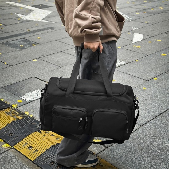 2025 new large-capacity travel luggage Compact carry-on luggage, wet/dry separation, sports training and fitness bag with shoe compartment