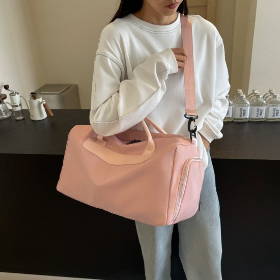 Fashionable export indoor sports bag, separate shoe compartment, swimming bag, lightweight and simple wet and dry separation travel bag for men and women