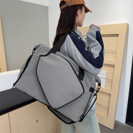 Large-capacity, water-repellent, lightweight travel bags, casual sports bags, separate shoe compartments, wet and dry separation fitness bags