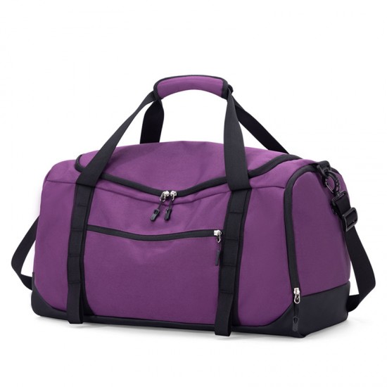 Men's stylish sports and fitness bag with wet and dry separation, shoe compartment, stress relief shoulder strap, casual travel bag