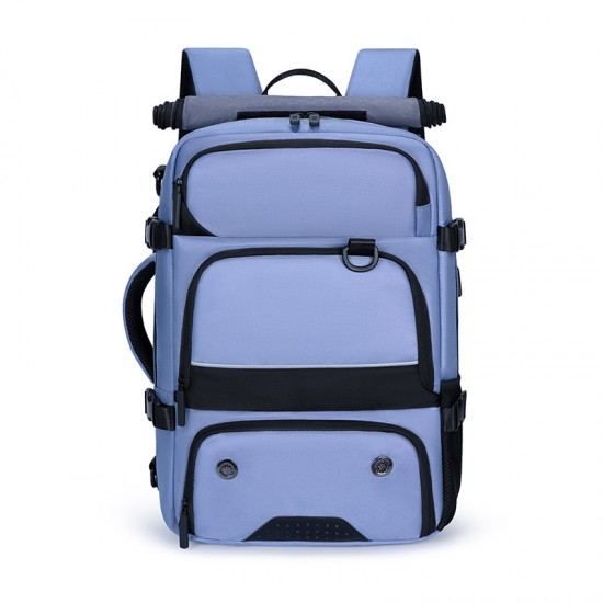Cross-border new men's and women's casual backpacks, stylish outdoor sports bags, large-capacity travel laptop bags.