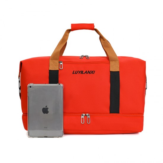 Cross-border new sports and fitness bags, wet/dry travel bags, large-capacity men's and women's casual commuter shoulder and crossbody bags.