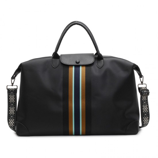 Men's large-capacity ethnic-style travel luggage with wet/dry separation, fashionable and portable commuter luggage