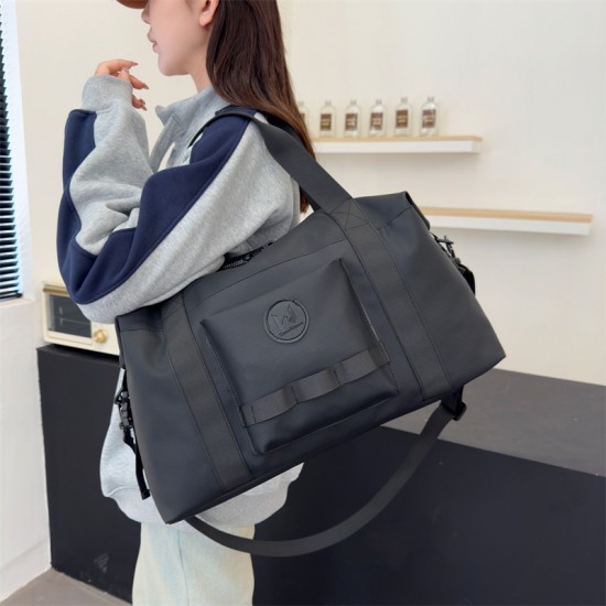 Travel Large-capacity casual travel luggage with wet/dry separation, sports training and fitness bag with trolley function