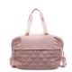 Women's simple casual diamond-patterned travel bag, wet and dry separation, sports and fitness bag